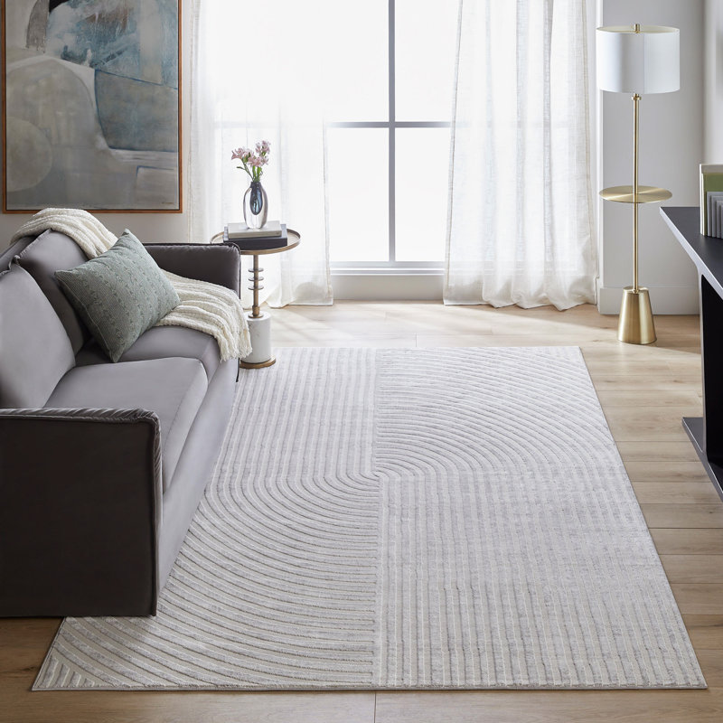 Eclectic Luxe Gray, Rectangle 7'10" x 10'10"