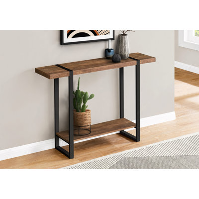 Accent Table, Console, Entryway, Narrow,Living Room, Bedroom, Metal, Contemporary