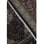 Hand-Knotted High-Quality Black and Red Area Rug