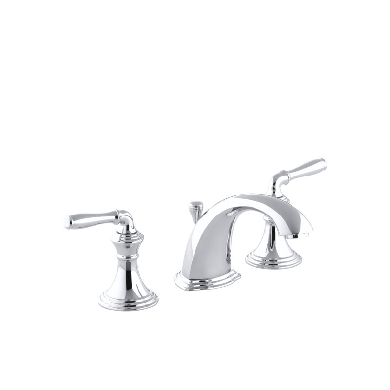 Kohler Devonshire Centerset Bathroom Sink Faucet, 1.2 gpm, Polished Chrome, With Pop Up Drain