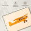 Petit avion jaune Mehar-108710375