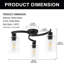Luminaire suspendu semi-encastré Hebersham