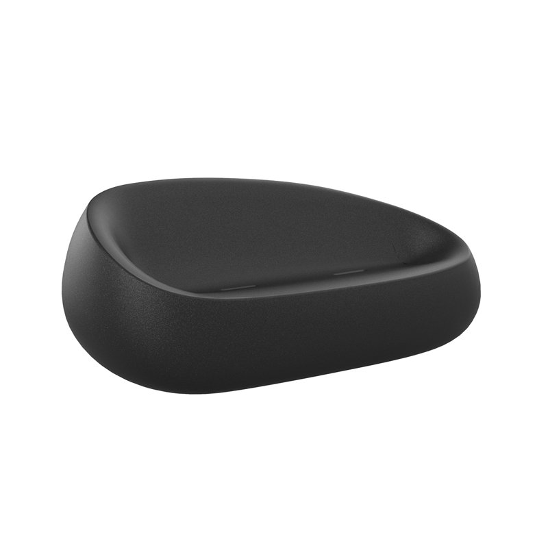 Stone 78.75" Wide Outdoor Patio Sofa, Anthracite