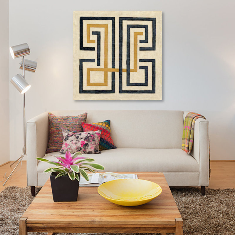 «Diversion IV», impression sur toile, H 12 po x l 12 po x P 1,5 po, Toile tendue, Pas de tapis