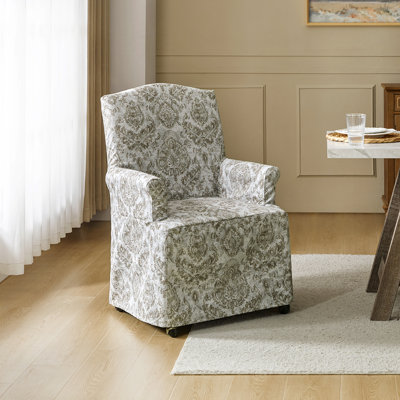 Gatlinburg 26" W Solid and Manufactured Wood Dining Chair with Casters