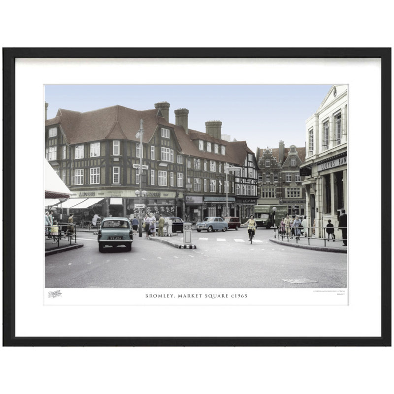 Bromley, Market Square C1965 by Francis Frith - Single Picture Frame Print, 45cm H x 60cm W x 2.3cm D