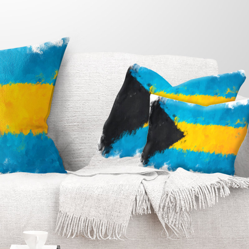 Coussin Bahamas, Rectangulaire, 12 po x 20 po