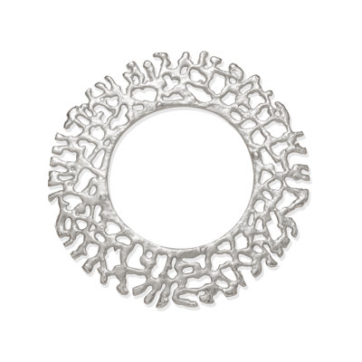 Silver Radiance Metallic Charger Plate