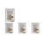 Bathroom Cabinet With Fog Led Mirror - 26X20 Inch, Waterproof, 3000K 6000K, Touch Switch, Dimmable, Single Door, Recessed/Surface Mount  Right Door Fog, Dimmable 3000K~6000K Switch Right Recessed And