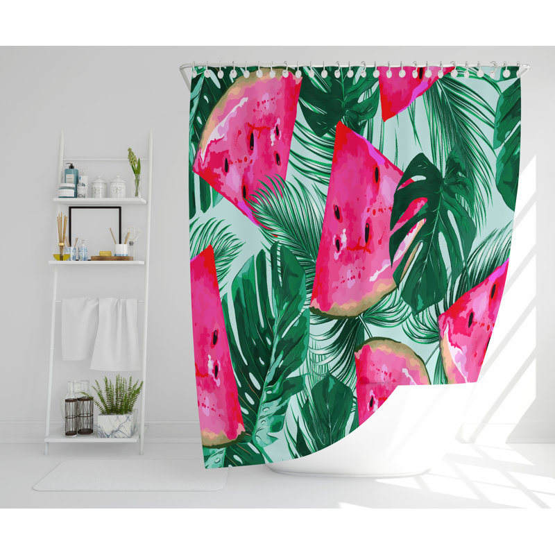 Laoise Polyester Shower Curtain, 168cm H x 168cm W