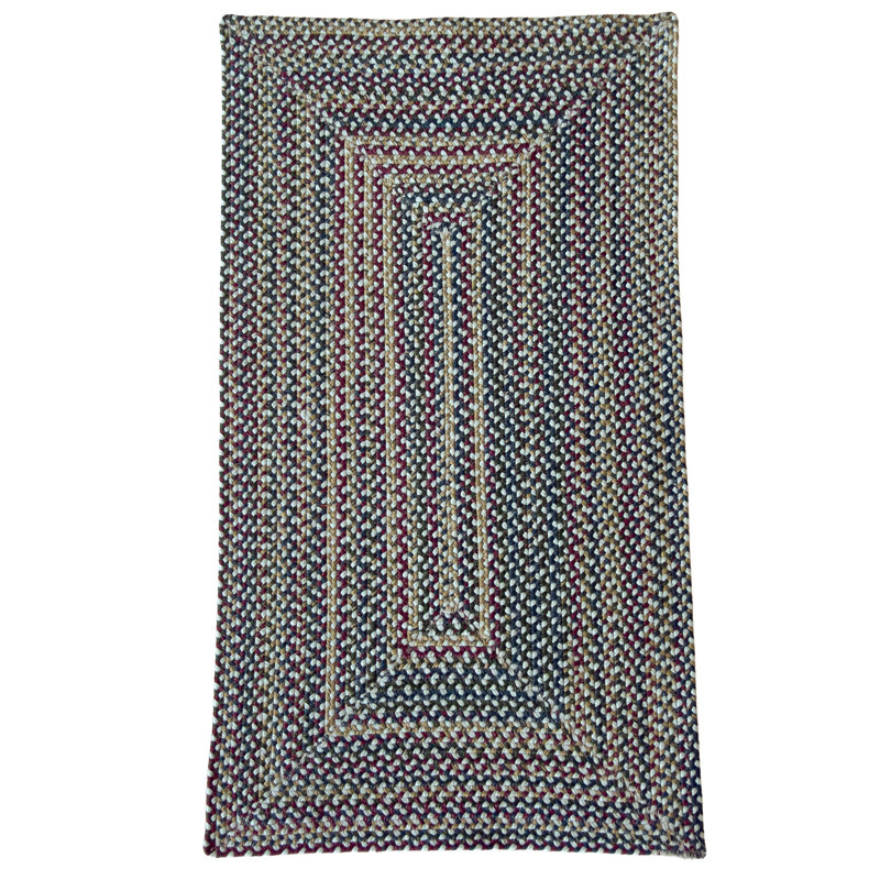 Tapis d'intérieur réversible tressé Maplewood, Multi ciel, Rectangulaire 2 pi x 3 pi