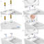 Belfry Bathroom Malick LPF Elongated Wall Mounted Wall Hung Toilets (Seat Included)