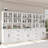 71" H X 78.7" W Kitchen Pantry With Bookcases, Glass Door Kitchen Hutch With Drawer And Spacious Countertops(BEB),White-1422524598