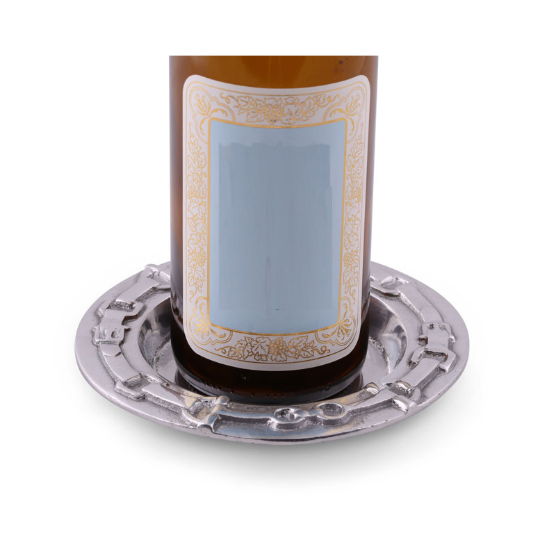 Equestrian Aluminum Round Coaster