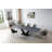Contemporary Extendable Dining Table with V-Base