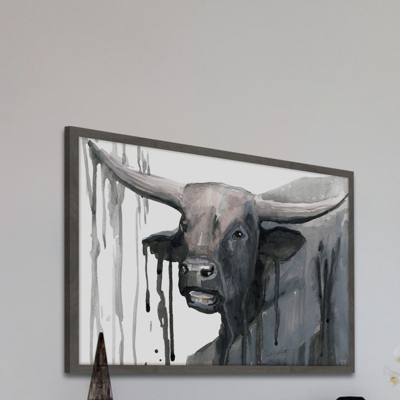 Buffalo Bill 1 Piece Single Picture Frame Painting, 30 cm H x 46 cm W x 4 cm