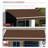 13'X8' Awning For Patio, Deck, Balcony - & Water-, Manual Crank, Coffee Brown Graceful 13' X 8' Deck Awning, Water- Fabric, Yard