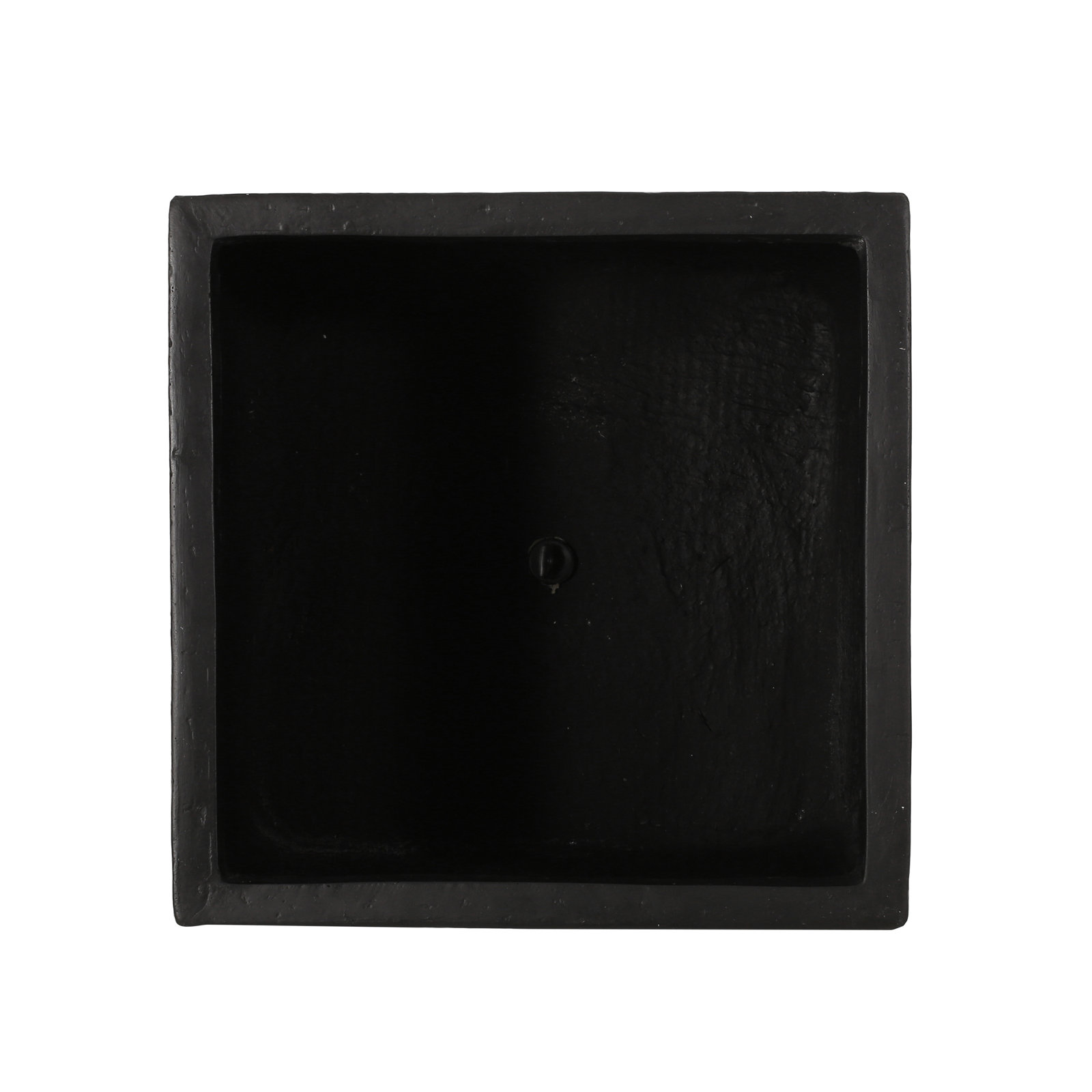Shiner Lightweight Concrete Planter Box Set, Black, 1, 13.6" H x 15.75" W x 15.85" D
