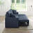 Modern L-Shaped Sleeper Sofa Pull Out Sectional Sofa With Storage Chaise-363240585-342564063