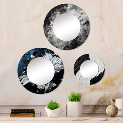 Loughlam Metal Round Mirror