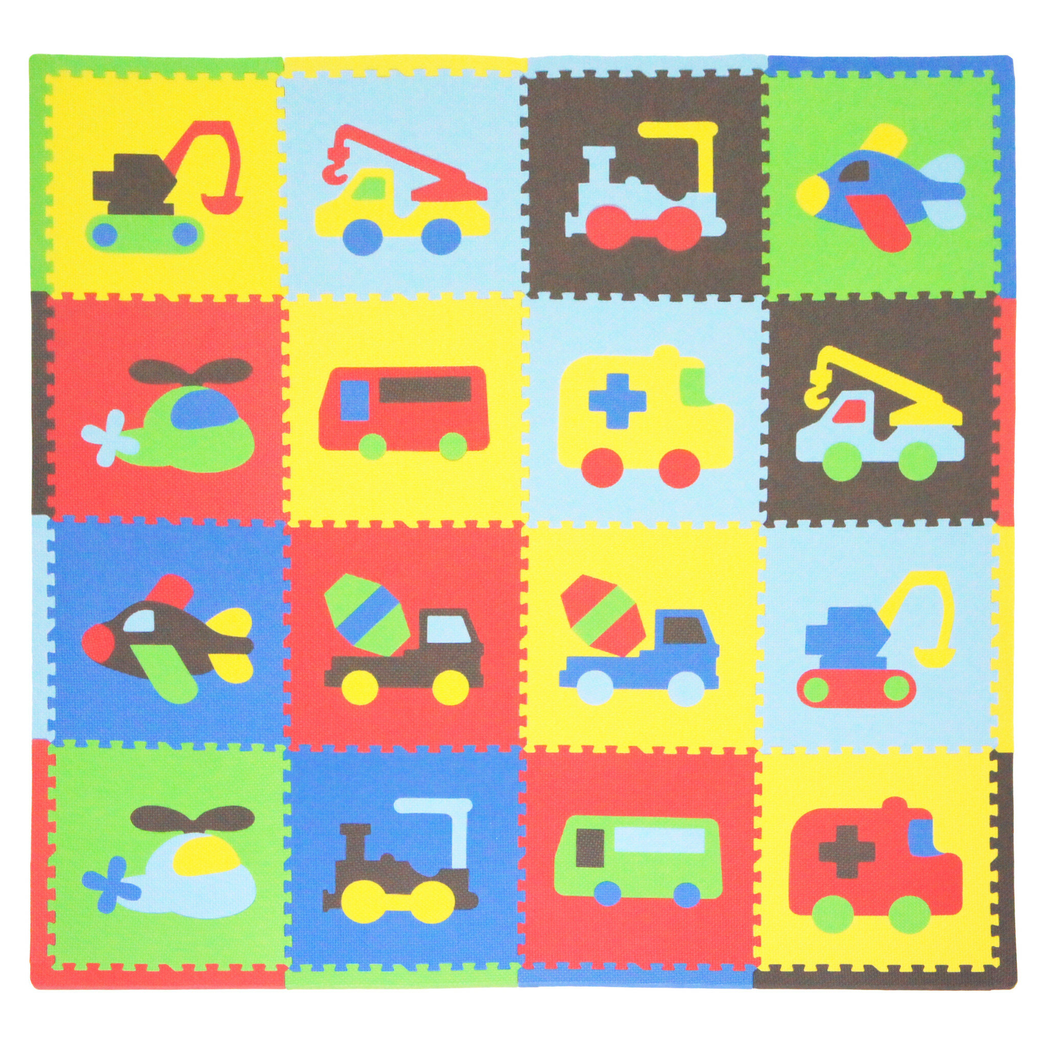 FlooringInc Interlocking Foam Playmat (6 Tiles)