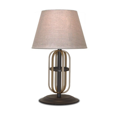 26" Plug-In Outdoor Table Lamp w/ Sunbrella Fabric Shade