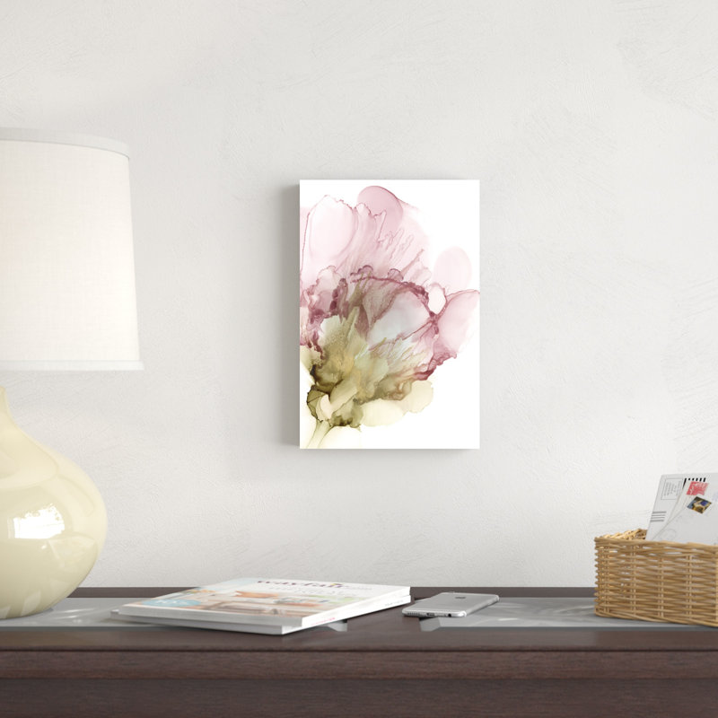 Floraison rose II, H 12 po x l 8 po