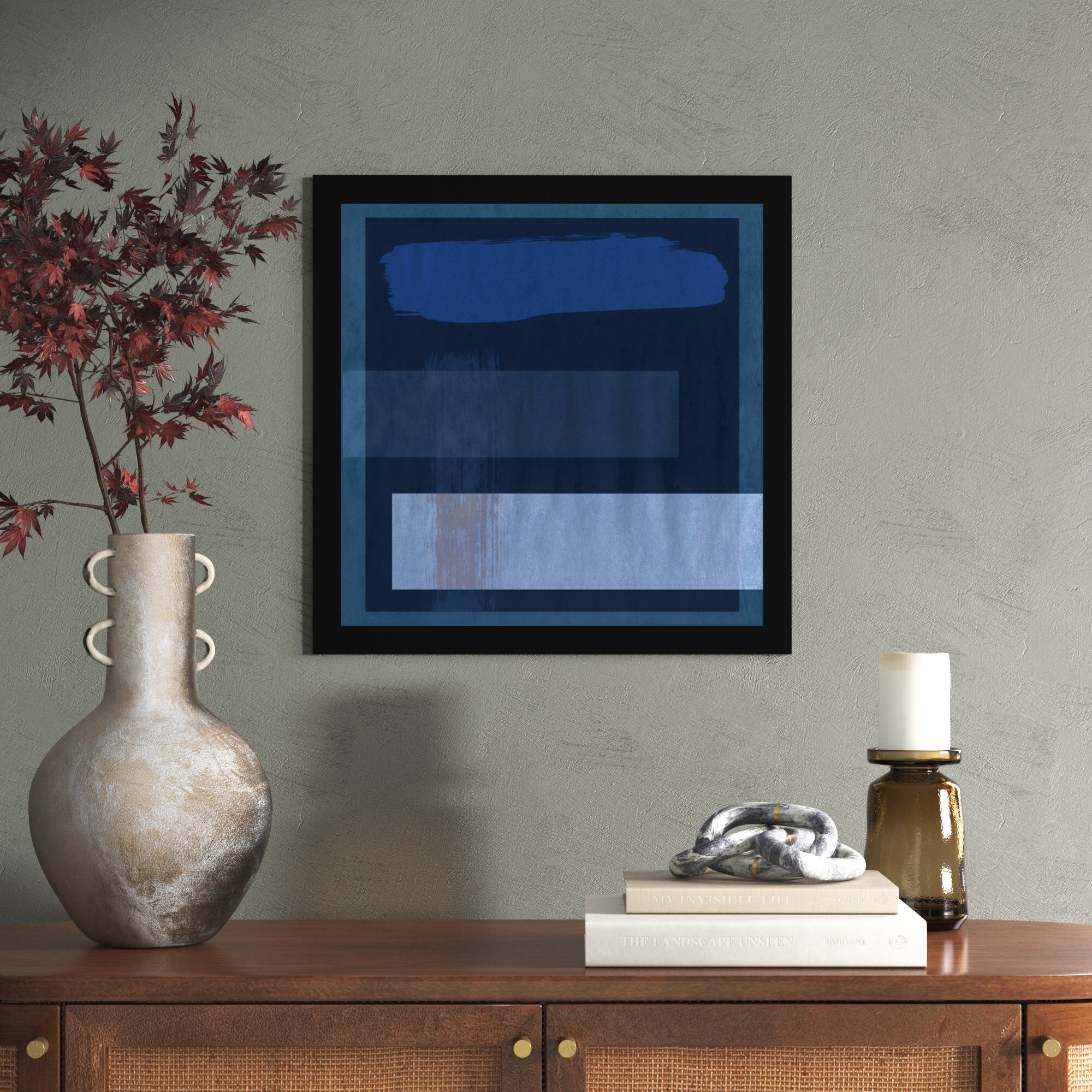 Galicia En Primavera by Oliver Gal, Black, 22" H x 22" W x 0.5" D