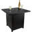 Propane Fire Pit - 30-Inch Outdoor Fireplace - 50,000 BTU Firepit - Fire Table with Electric Ignition, Lava Rocks, and Cover by Pure Garden