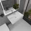 Nantucket Sinks Newport 28'' White Fireclay Rectangular Wall Mount Bathroom Sink with Overflow