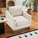 Edgell 4-Piece Classic Nailhead Trim Sofa Set With Multi-Functional Ottoman
