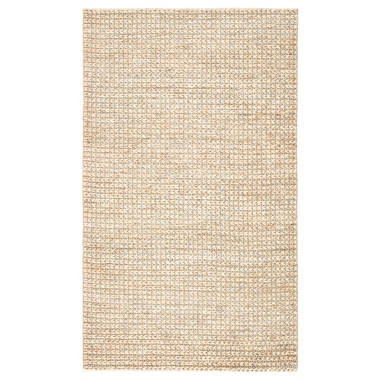 Helton Farmhouse Handmade Flatweave Jute/Cotton Beige Rug Beachcrest Home Rug Size: Rectangle 7'6 x 9'6