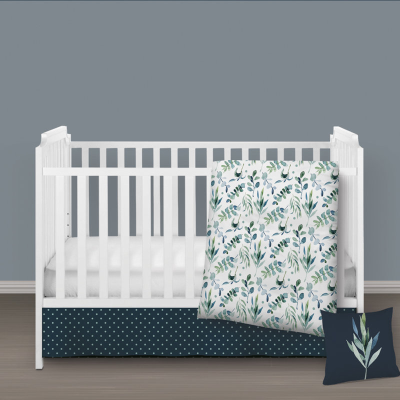 Aureja 4 - Piece Crib Bedding Set
