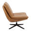 Chaise longue pivotante en cuir Delana-112574276