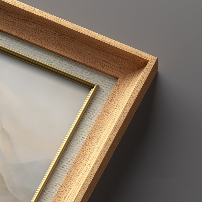 Ensemble de 2 œuvres d'art encadrées de qualité supérieure sur toile de qualité supérieure avec cadre de 26 po x 36 po