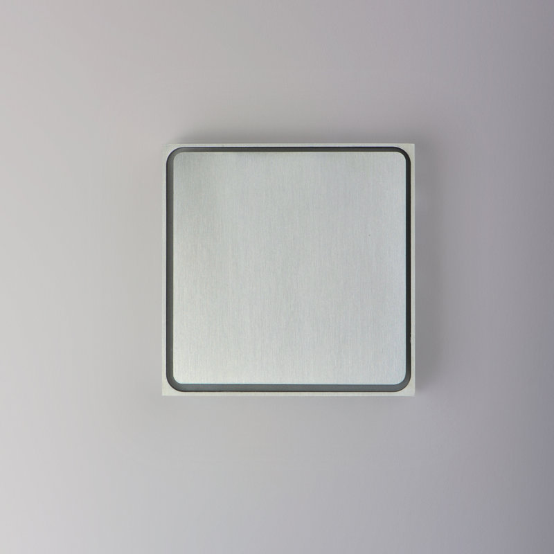 Braydee Aluminum LED Wall Light, Satin Aluminum
