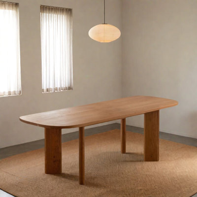 Solid Cherry Wood Dining Table.