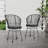 Chair,2pcs With 2 Cushions,Gray