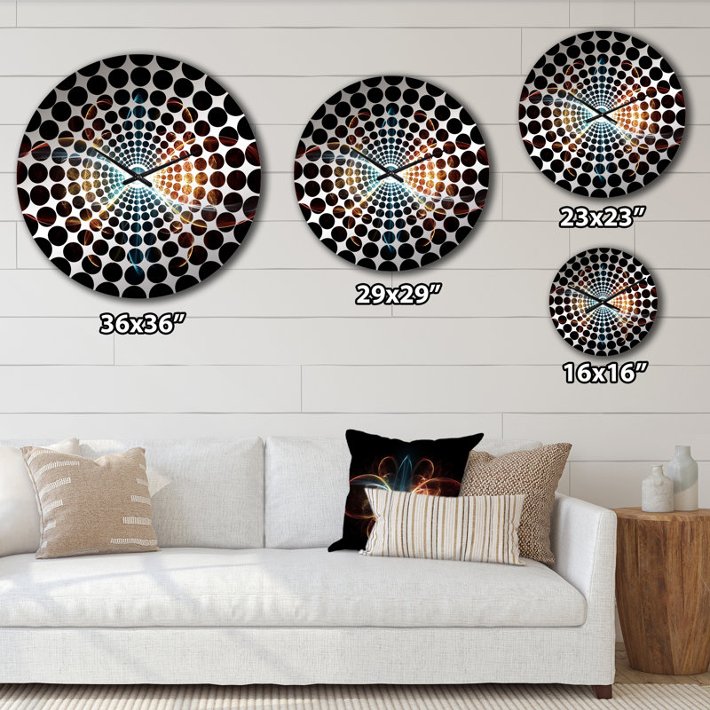 Horloge murale Cambon - Fractals, Grand