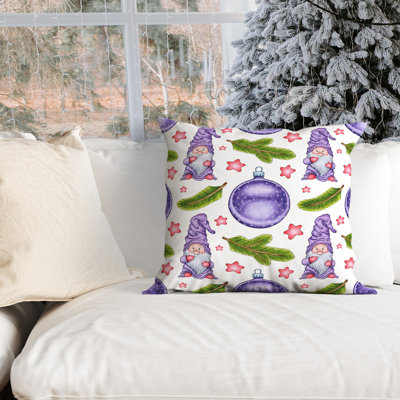 Outdoor Reversible Throw Pillow