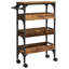 Kitchen Trolley Engineered Wood Cart Mobile Unit Organizer Storage