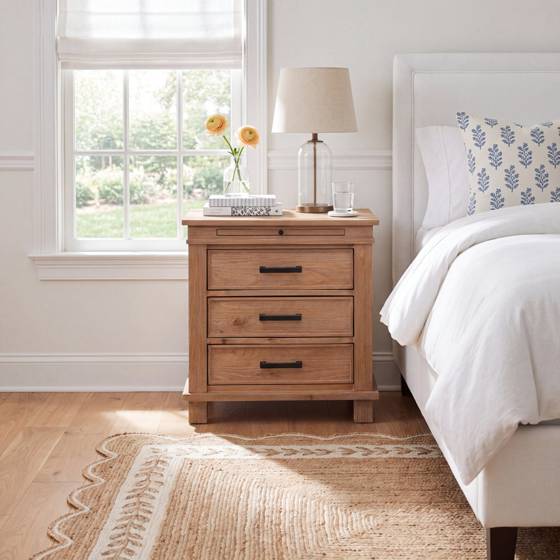 Ensemble de chambre en bois massif Eldrid