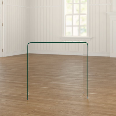 Adrienne 80cm Glass Console Table