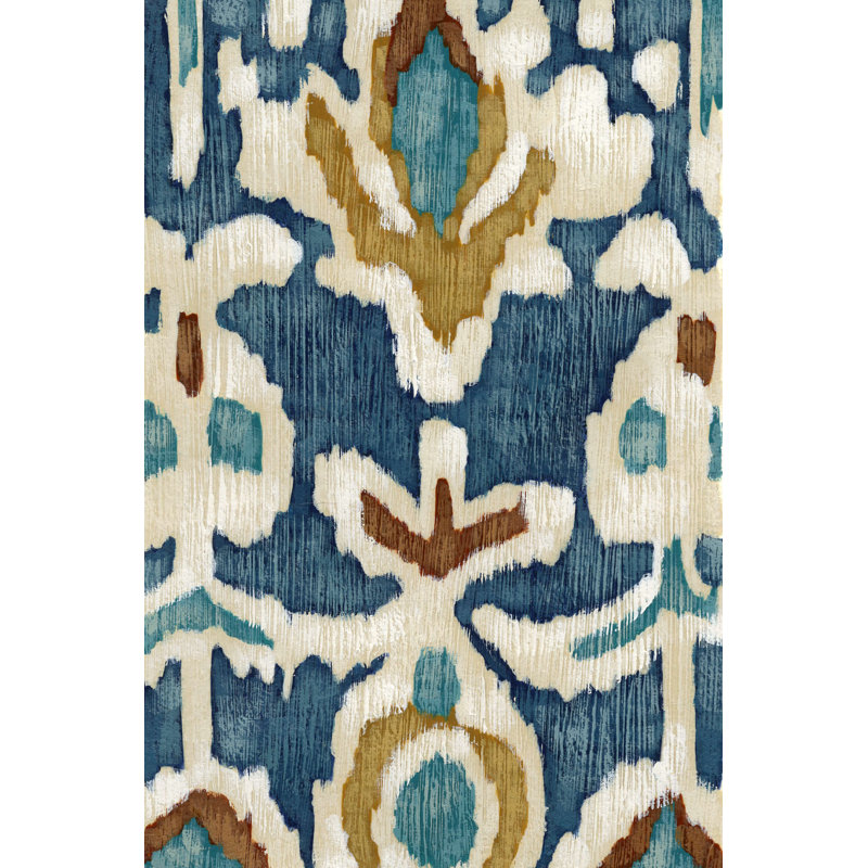 Océan Ikat I, H 12 po x l 8 po