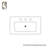 Foosland Chestnut 30" Carrara White Marble Countertop Bath Vanity with Faucet-317783349-375957723
