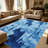 Blue Abstract Watercolor carpet-easy to clean, machine-washable, soft and comfortable; suitable for door mats, kitchens, living rooms, bedrooms, corridors, and laundry areas. Easy to clean, durable carpet for home decoration.-147329338