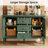 Collynns 47" Accent Cabinet With 2 Doors & 3 Drawers, Green-32546462