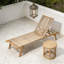 Chaise longue d'extérieur en corde