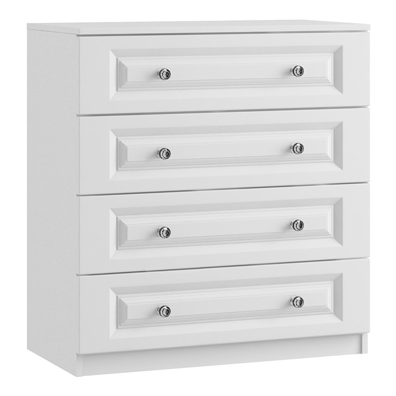 Langley 77cm W 4 - Drawer Chest of Drawers