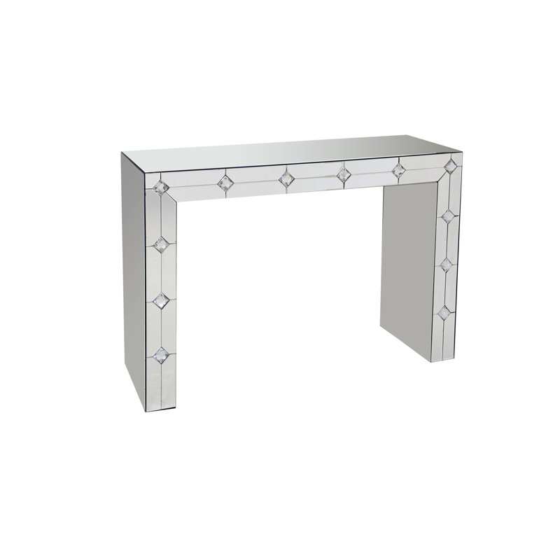Console miroir et faux strass (assemblée)